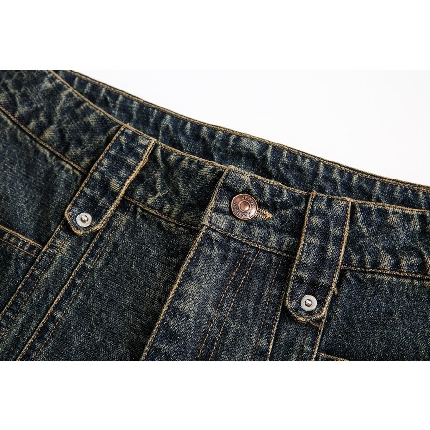 Heavyweight Wash Loose Baker Jeans MB7182