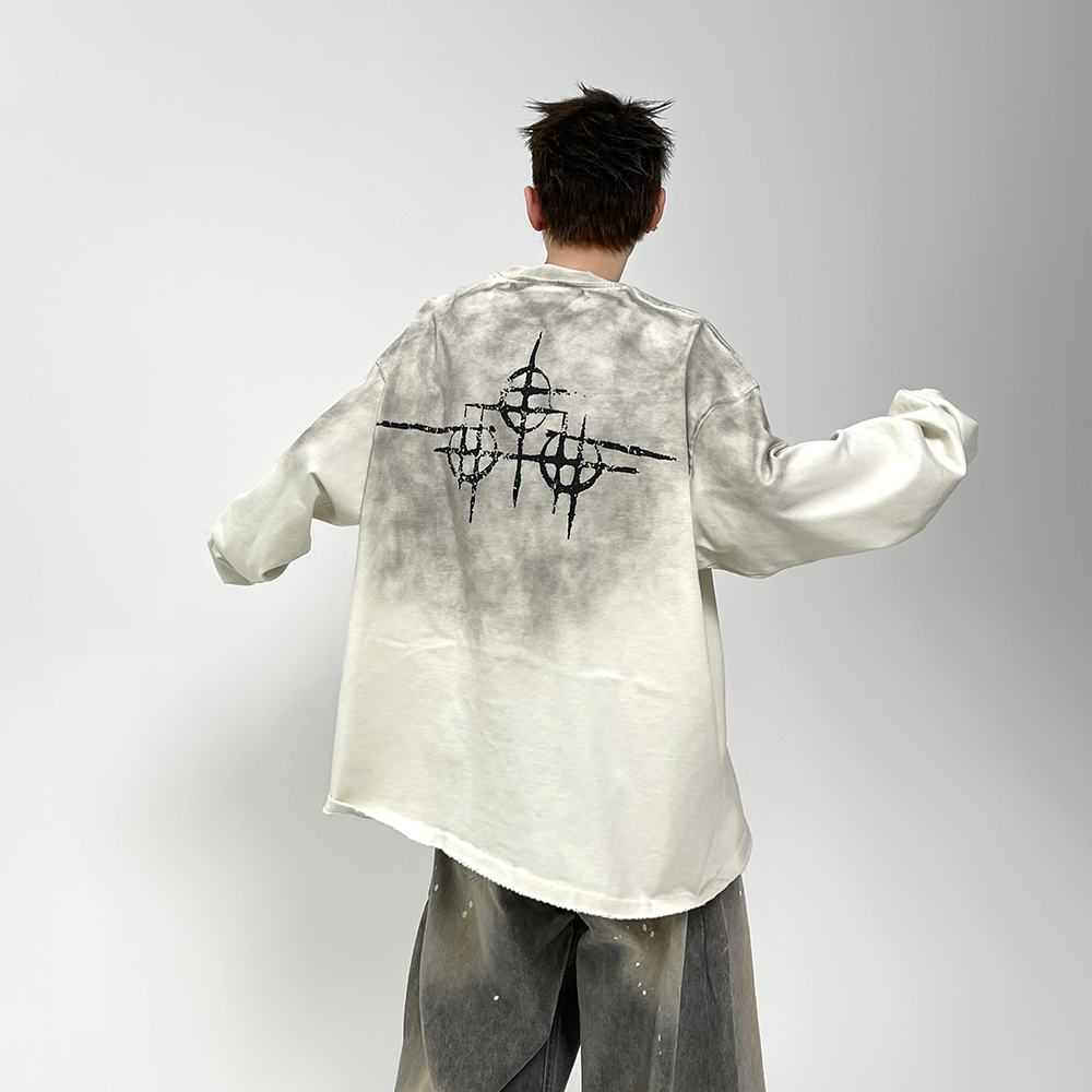 Gradient Wash Printed T-Shirt EAT081
