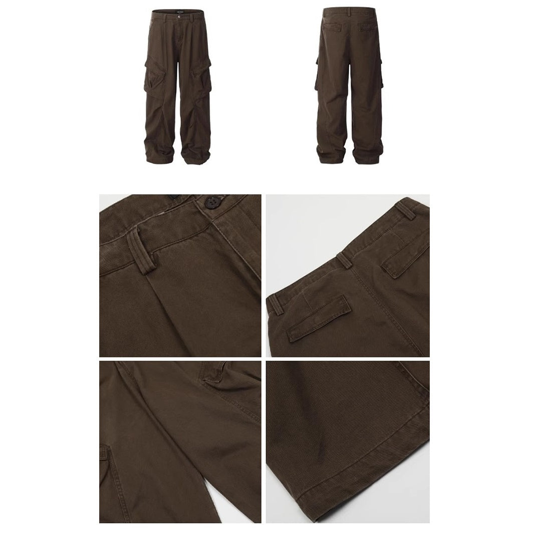 Pleats Deconstructed Design Cargo Pants MB7227