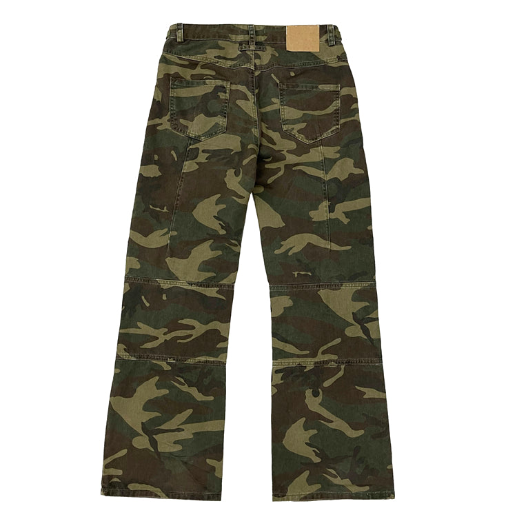 Street Loose Straight Camouflage Pants FT8004