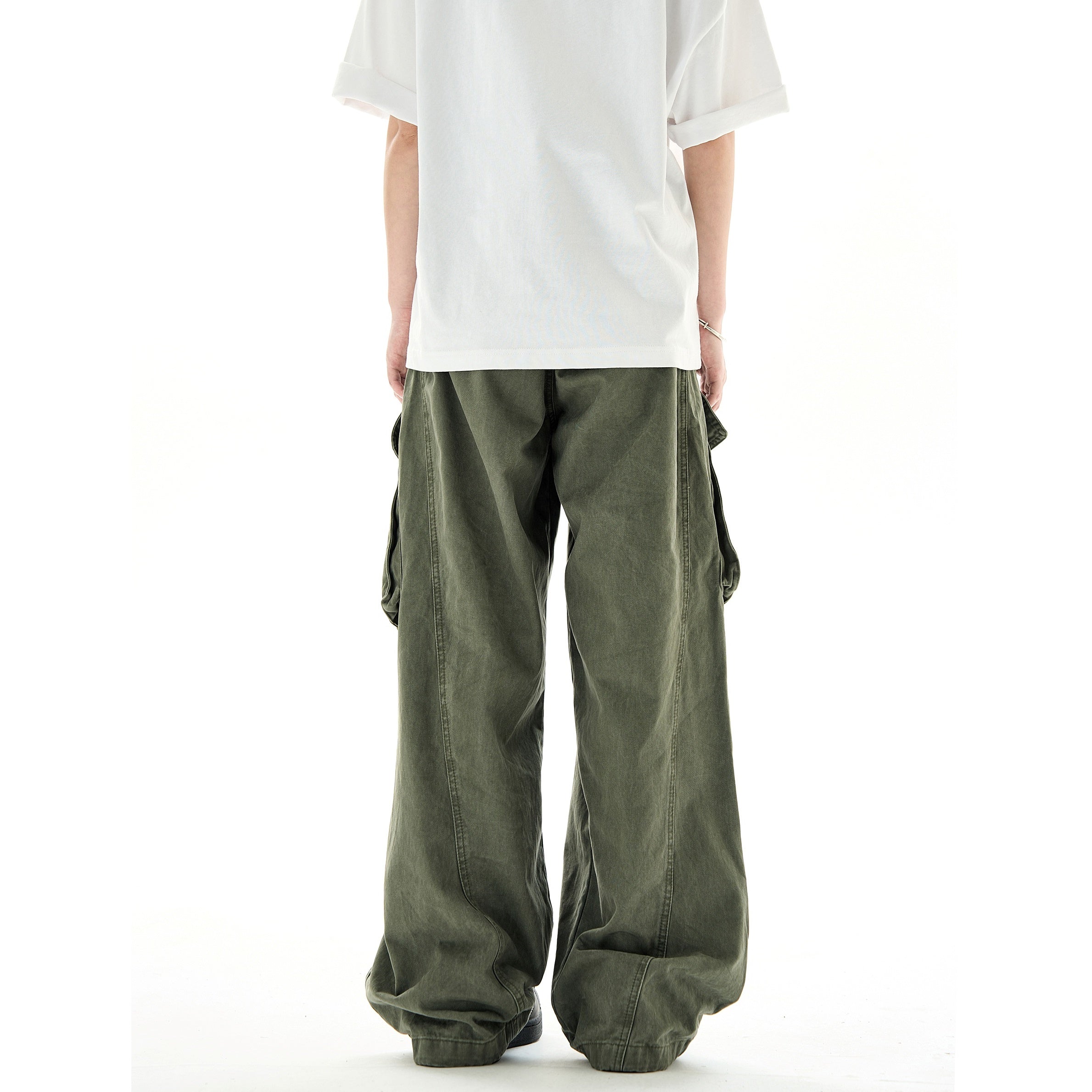 Pleats Deconstructed Design Cargo Pants MB7227