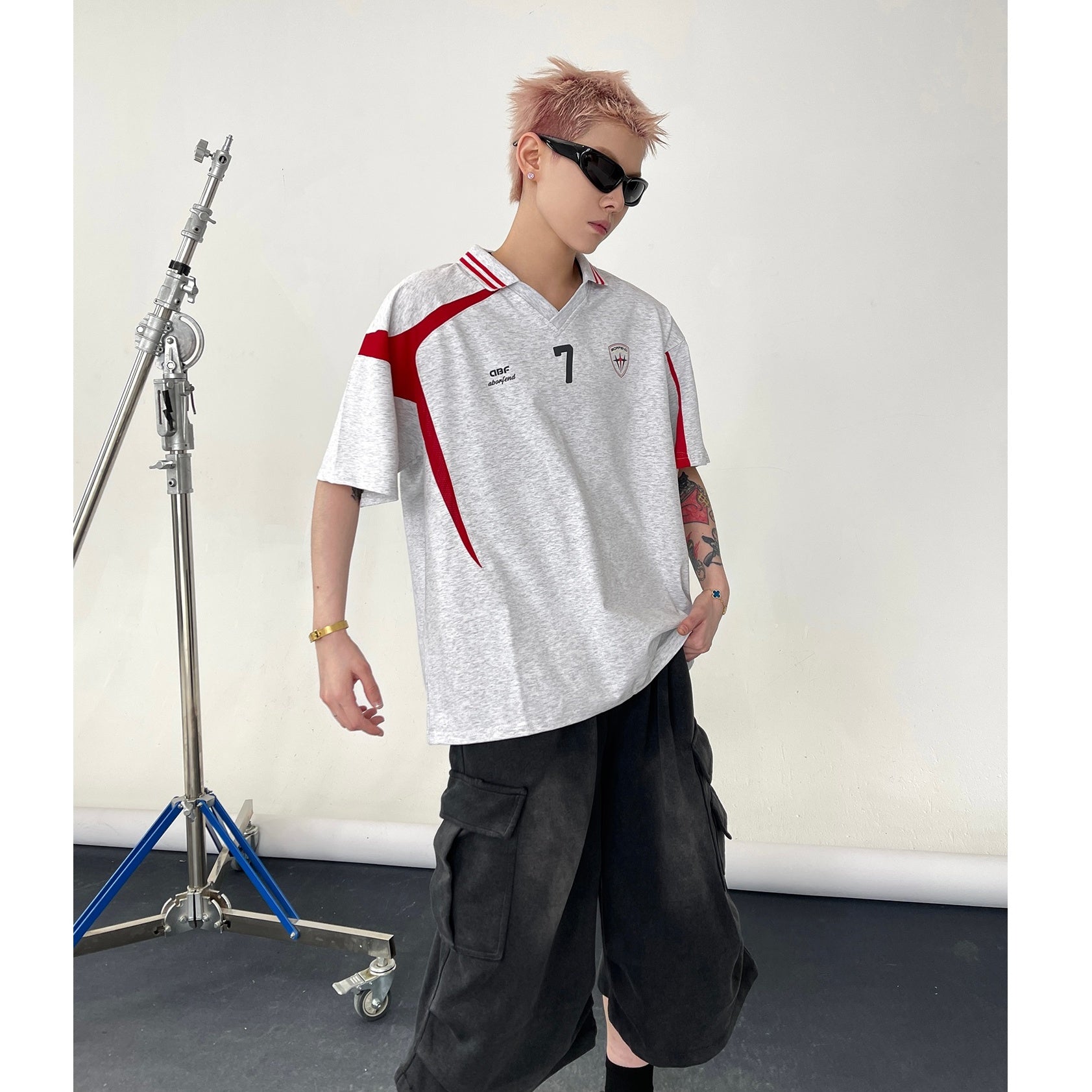 No. 7 Polo Lapel T-Shirt EAT142
