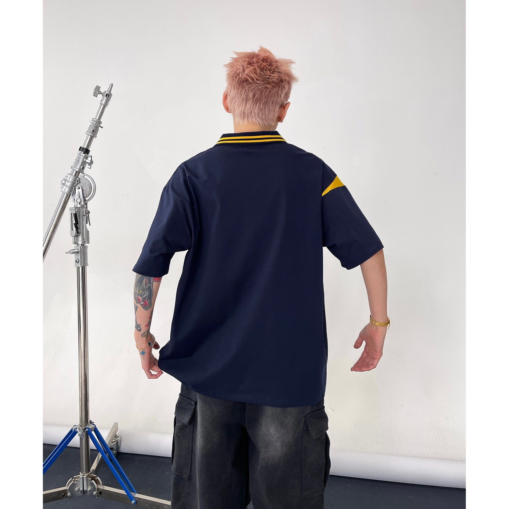 No. 7 Polo Lapel T-Shirt EAT142