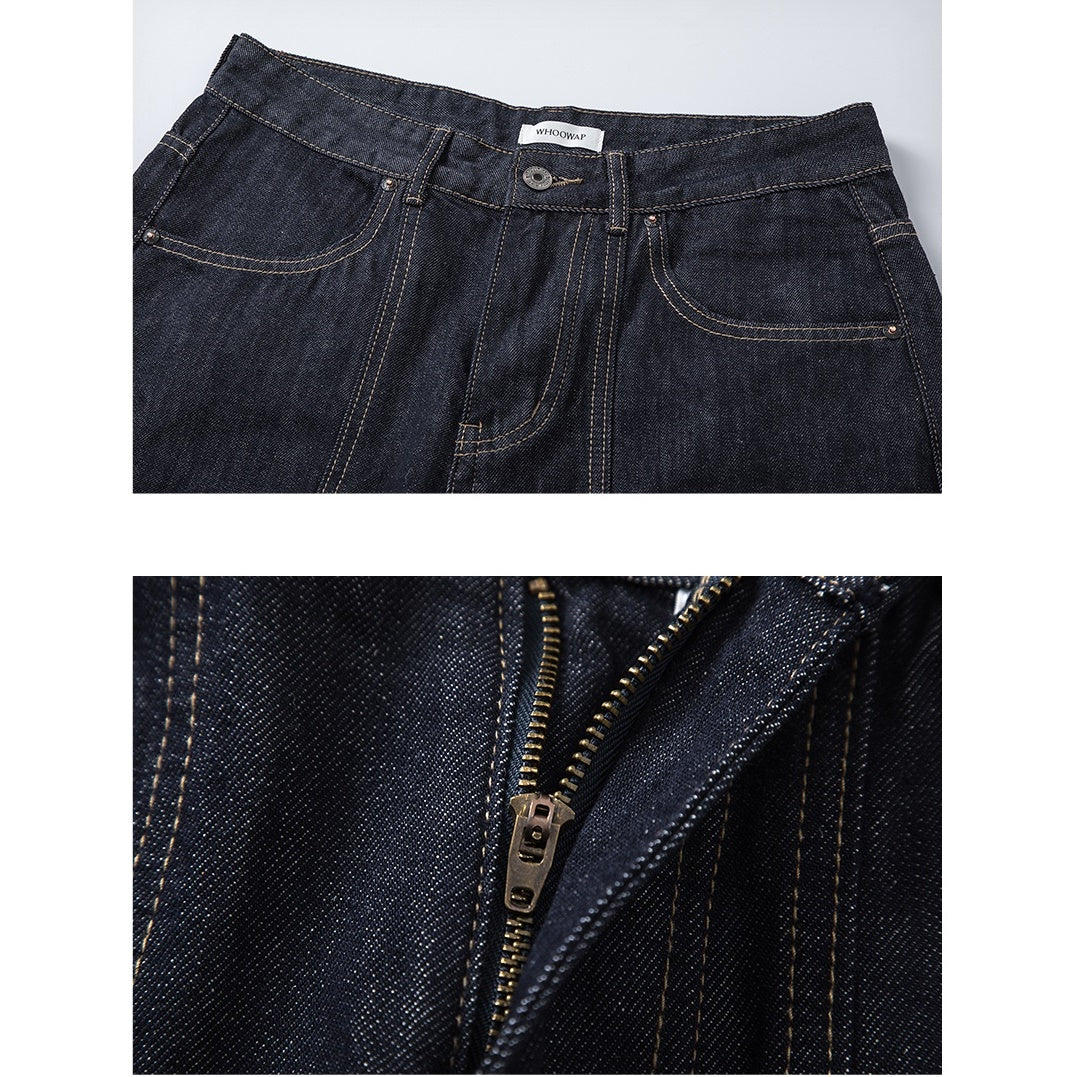 Loose Street Design Stitch Jeans MB7044