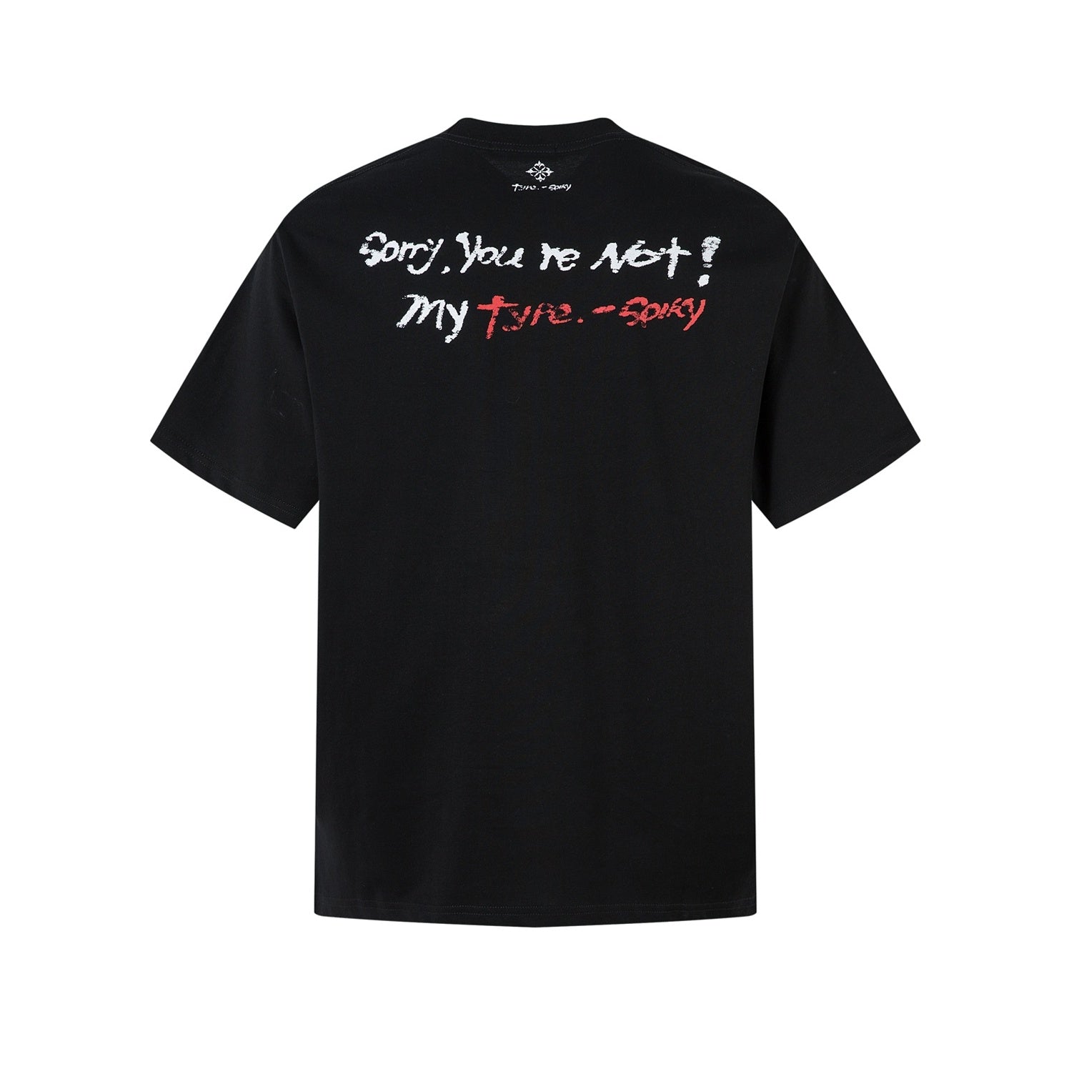Small Letter Slogan Print T-shirt EAT148