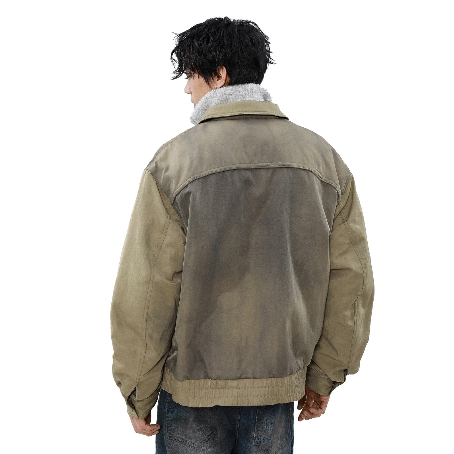 Distressed Smudged Work Jacket MB7292