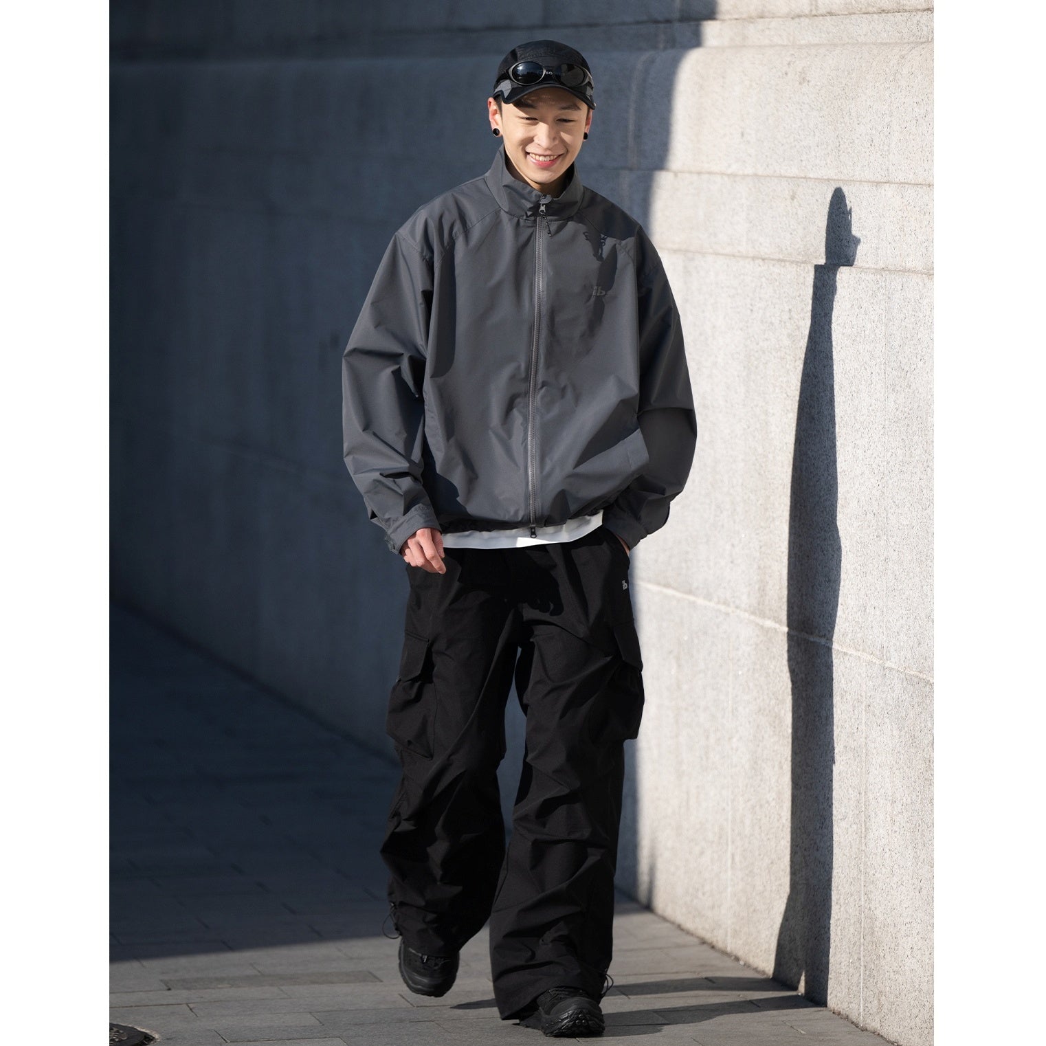 Side Gather Parachute Cargo Pants BI2006