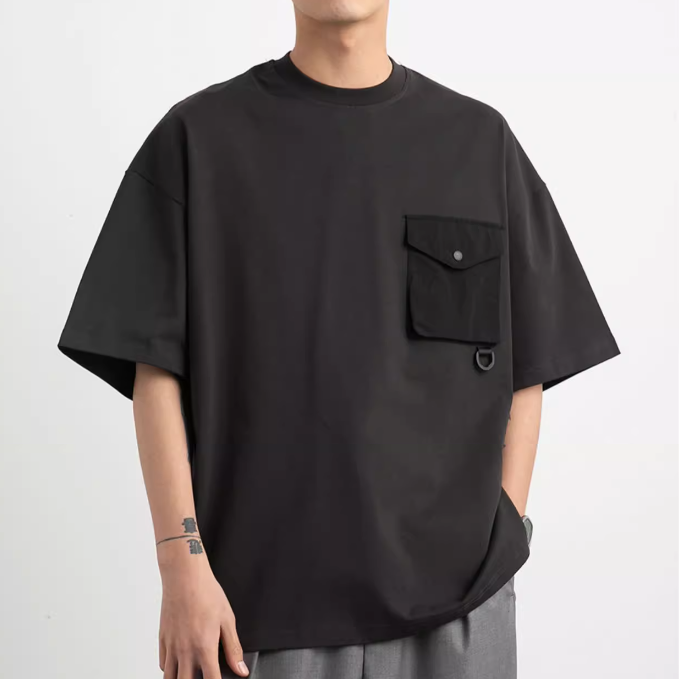 Flap Pocket Heavy Weight T-shirt NA002