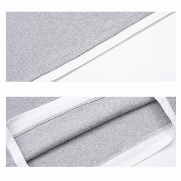 Waffle Fake Layered Long Sleeve T-shirt BI2005