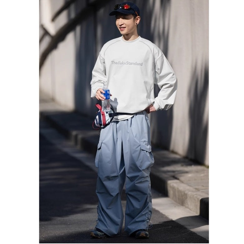 Side Gather Parachute Cargo Pants BI2006