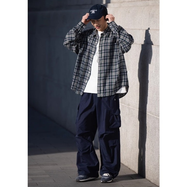 Side Gather Parachute Cargo Pants BI2006