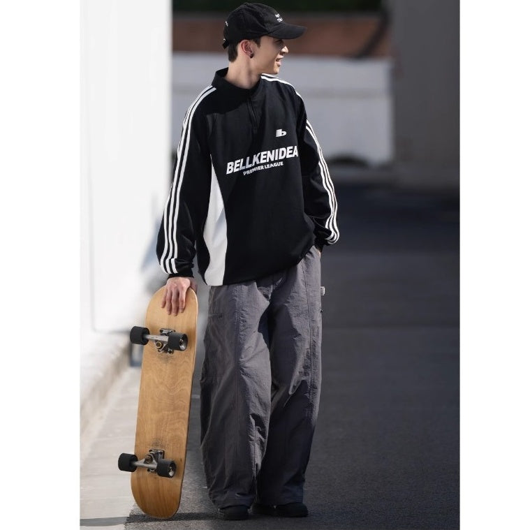 Lightweight Loose Straight Paratrooper Pants BI2024