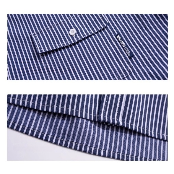 Loose Pinstriped Shirt BI2025