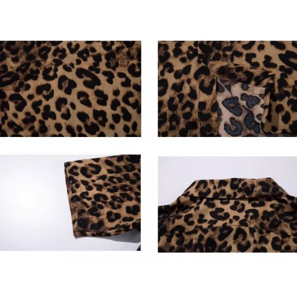 Vintage Leopard Print Shirt BS2003