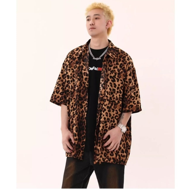 Vintage Leopard Print Shirt BS2003