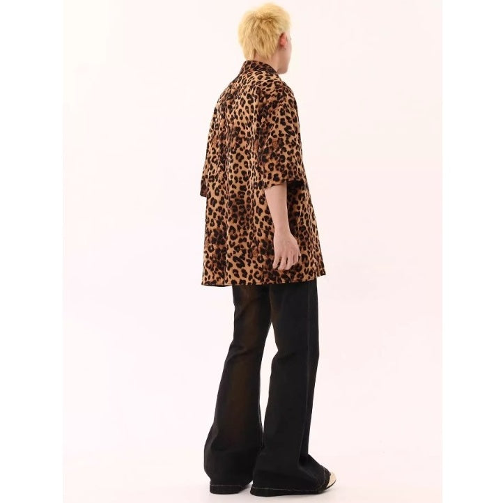 Vintage Leopard Print Shirt BS2003