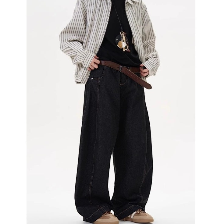 Wide-Leg Curve Jeans MD7003