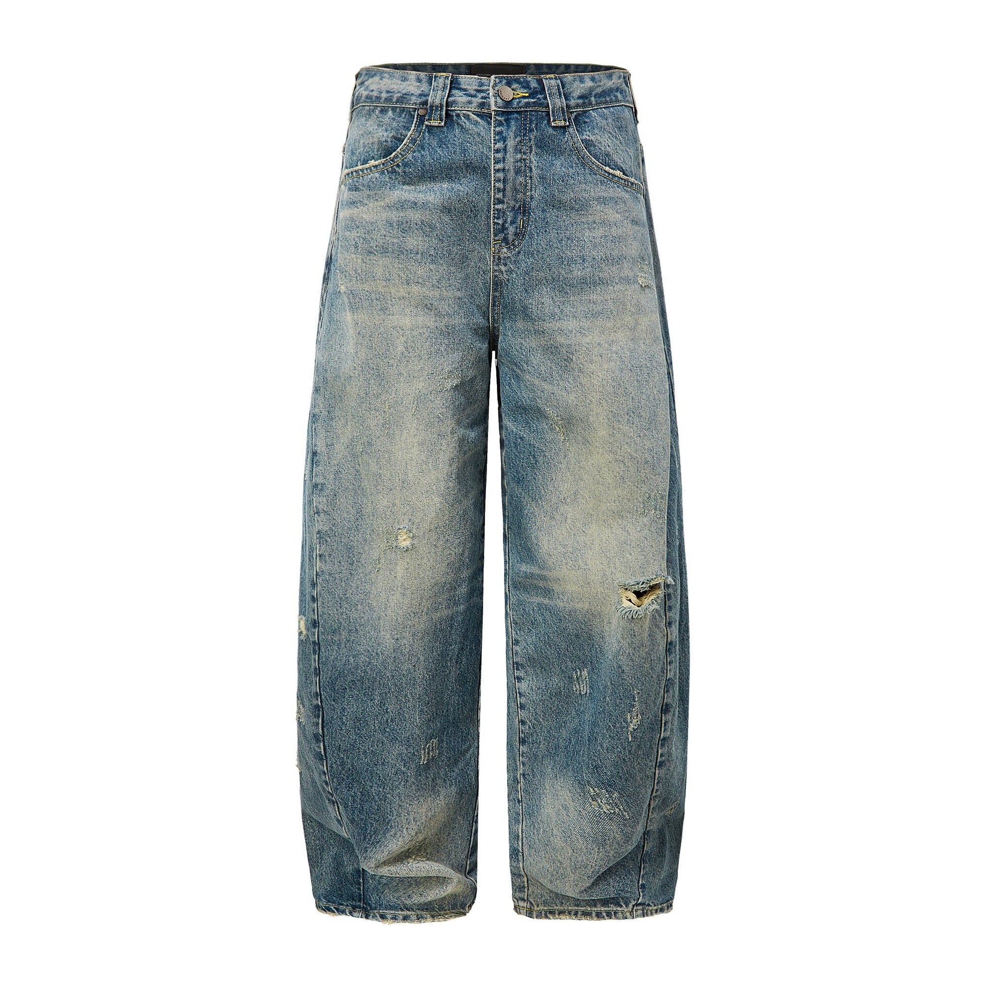 Washed Ripped Baggy Jeans MB7210