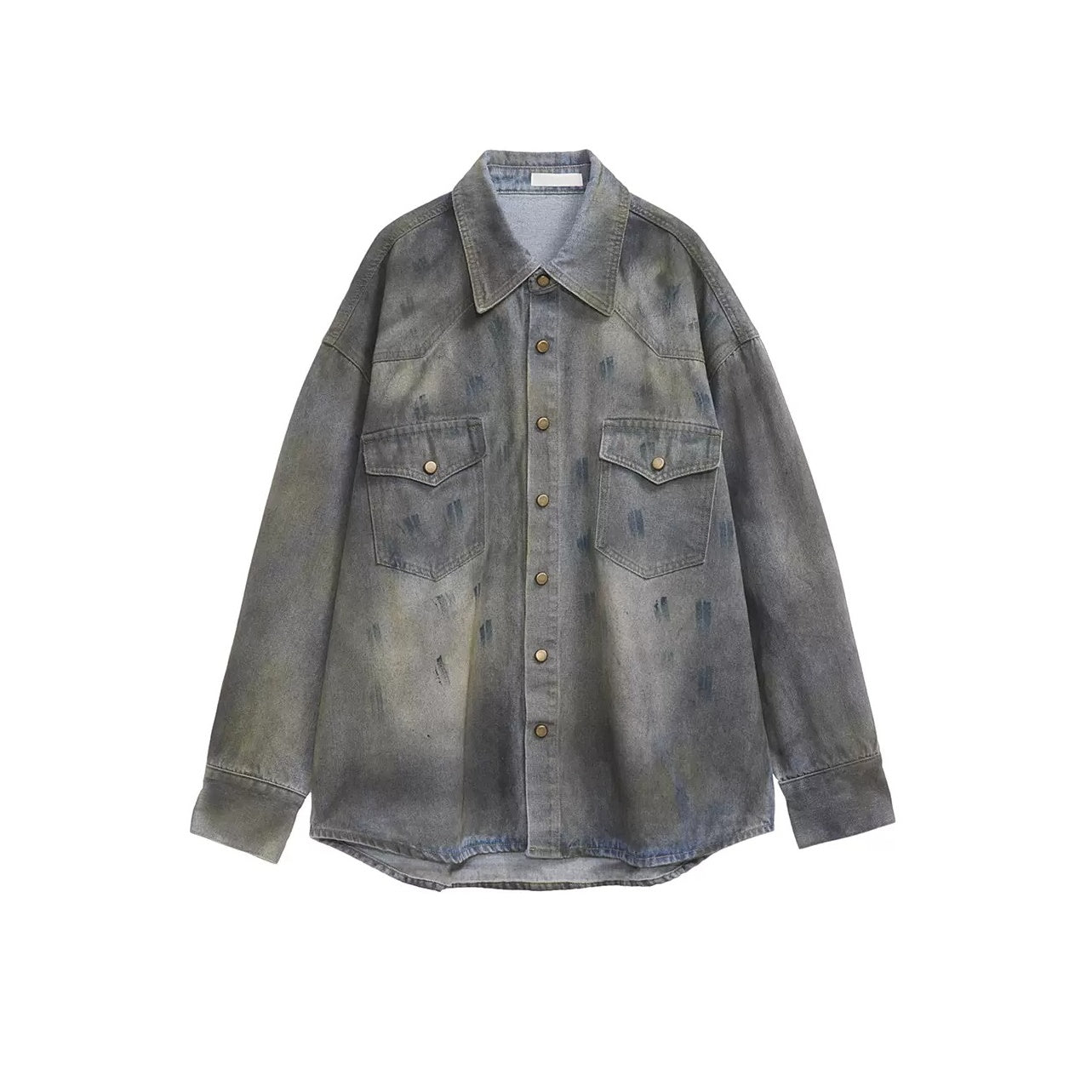 Dirty Style Denim Shirt Jacket MR003