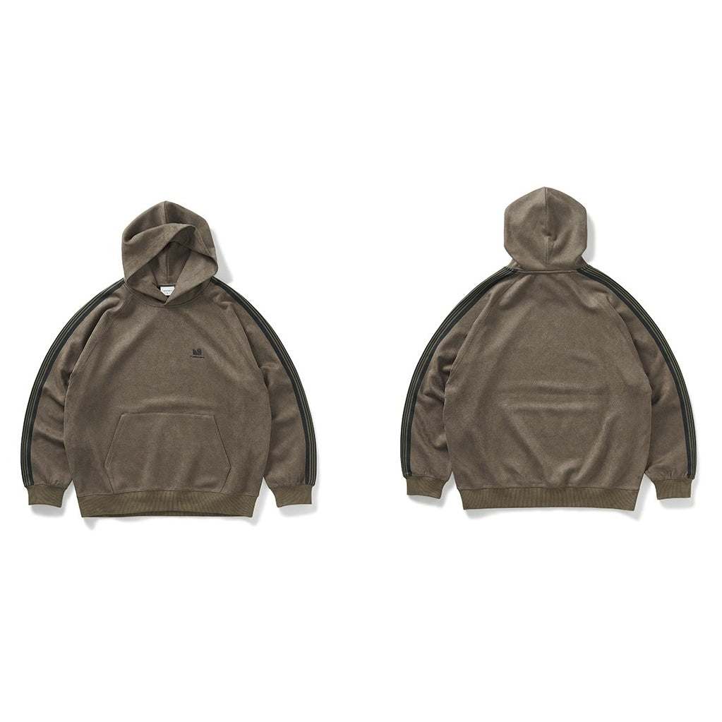 Imitation Suede Touch Line Hoodie MB7138