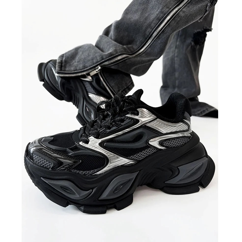 Thick-Sole Heightening Cat's Eye Sneaker MB7372
