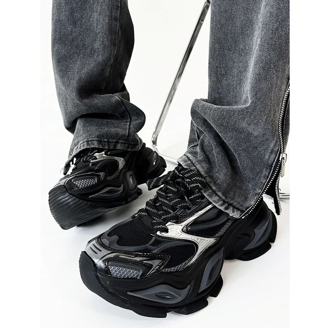 Thick-Sole Heightening Cat's Eye Sneaker MB7372