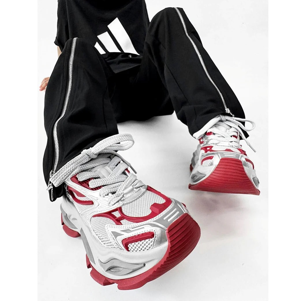 Thick-Sole Heightening Cat's Eye Sneaker MB7372