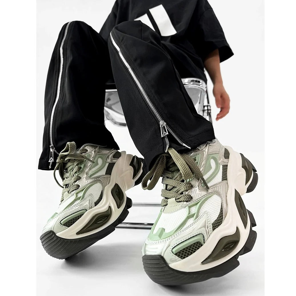 Thick-Sole Heightening Cat's Eye Sneaker MB7372
