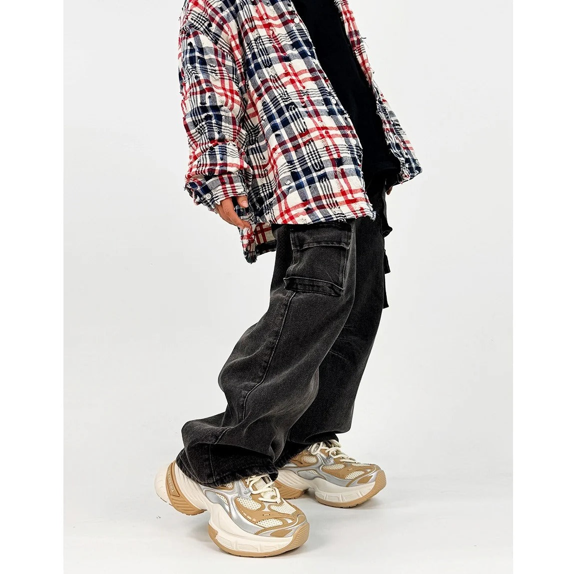 Thick-soled Heightened Scorpion Dad Sneaker MB7371