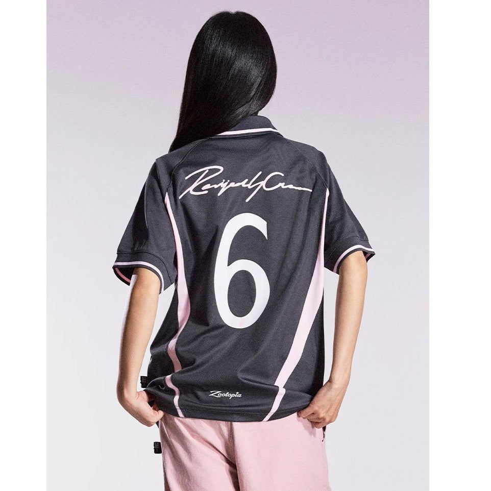 Honey Bunny Embroidery Polo Collar T-shirt MB7364