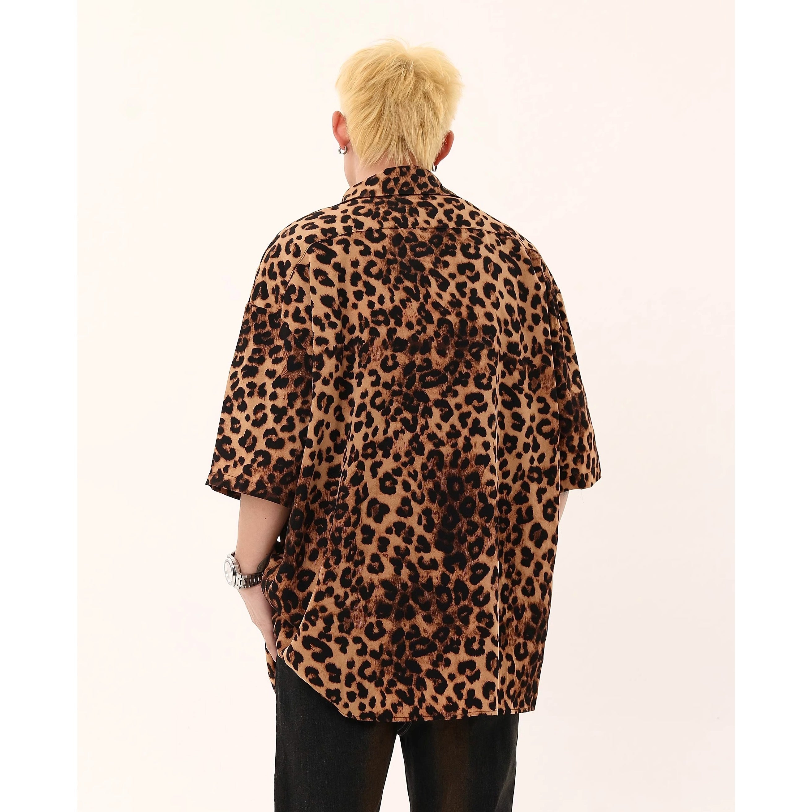 Vintage Leopard Print Shirt BS2003