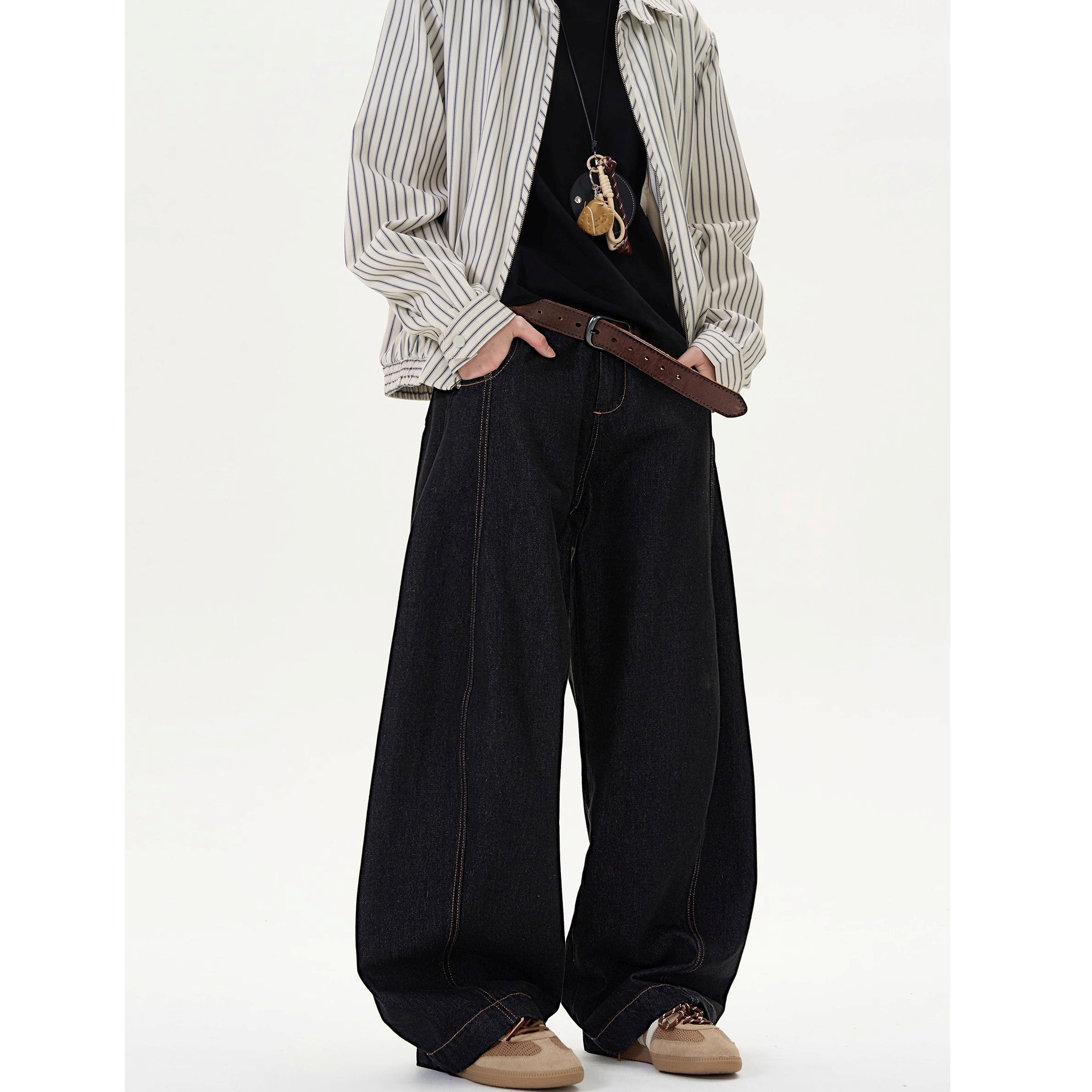 Wide-Leg Curve Jeans MD7003