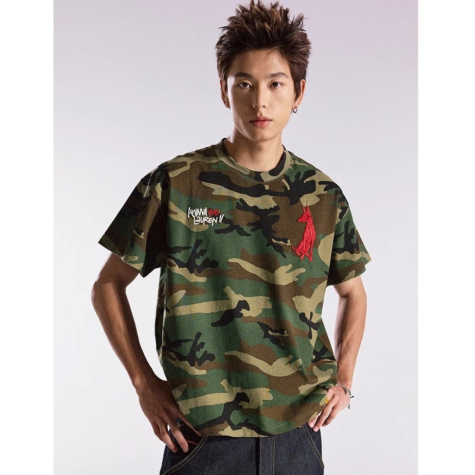 Doberman Embroidered T-shirt MB7362