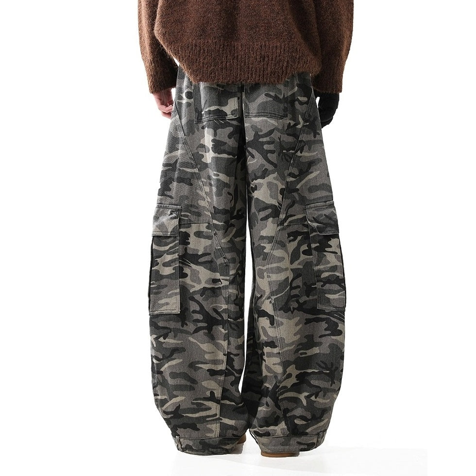 Camouflage Loose Baggy Curve Pants BL1037