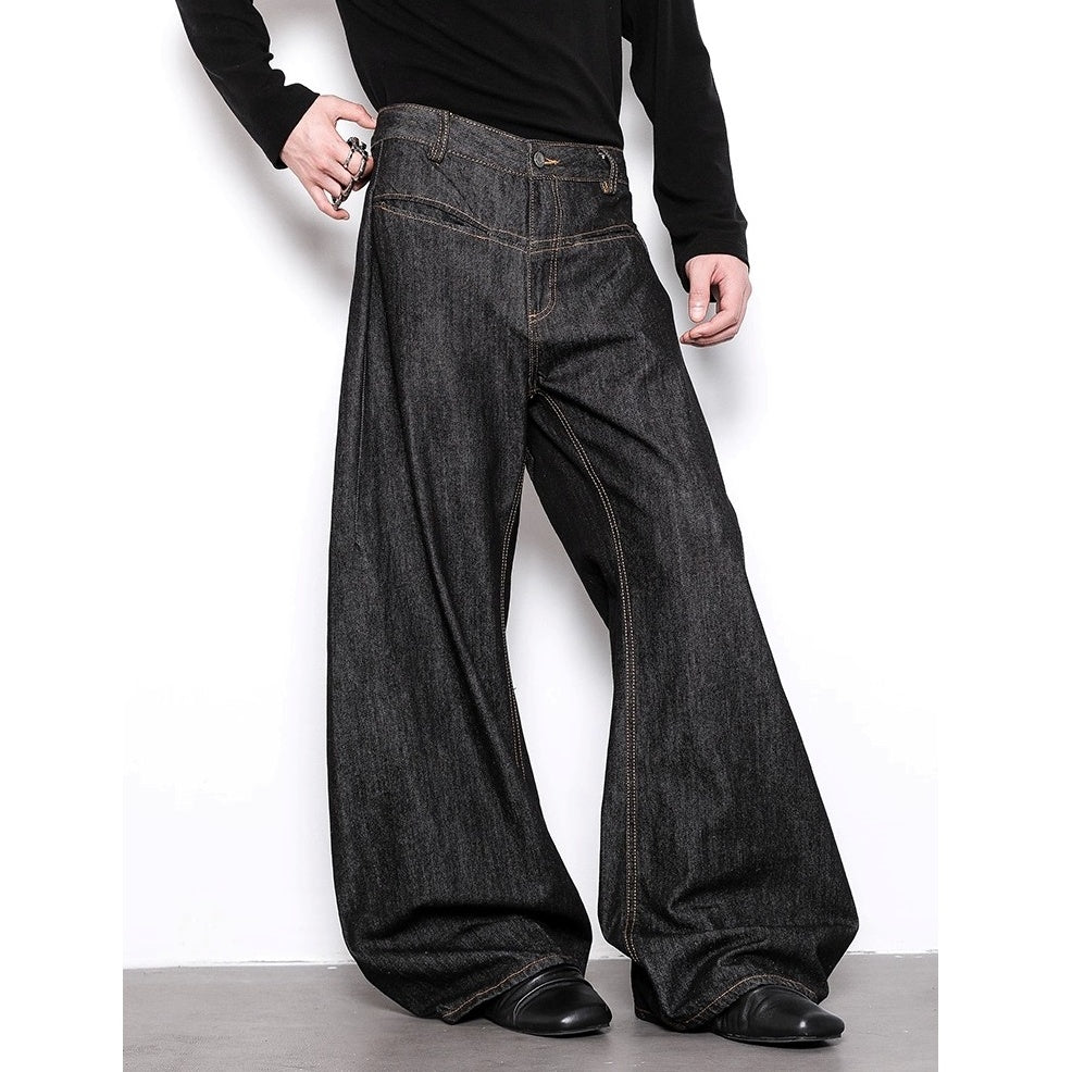 I Line Pleats Banana Curve Jeans BL1048