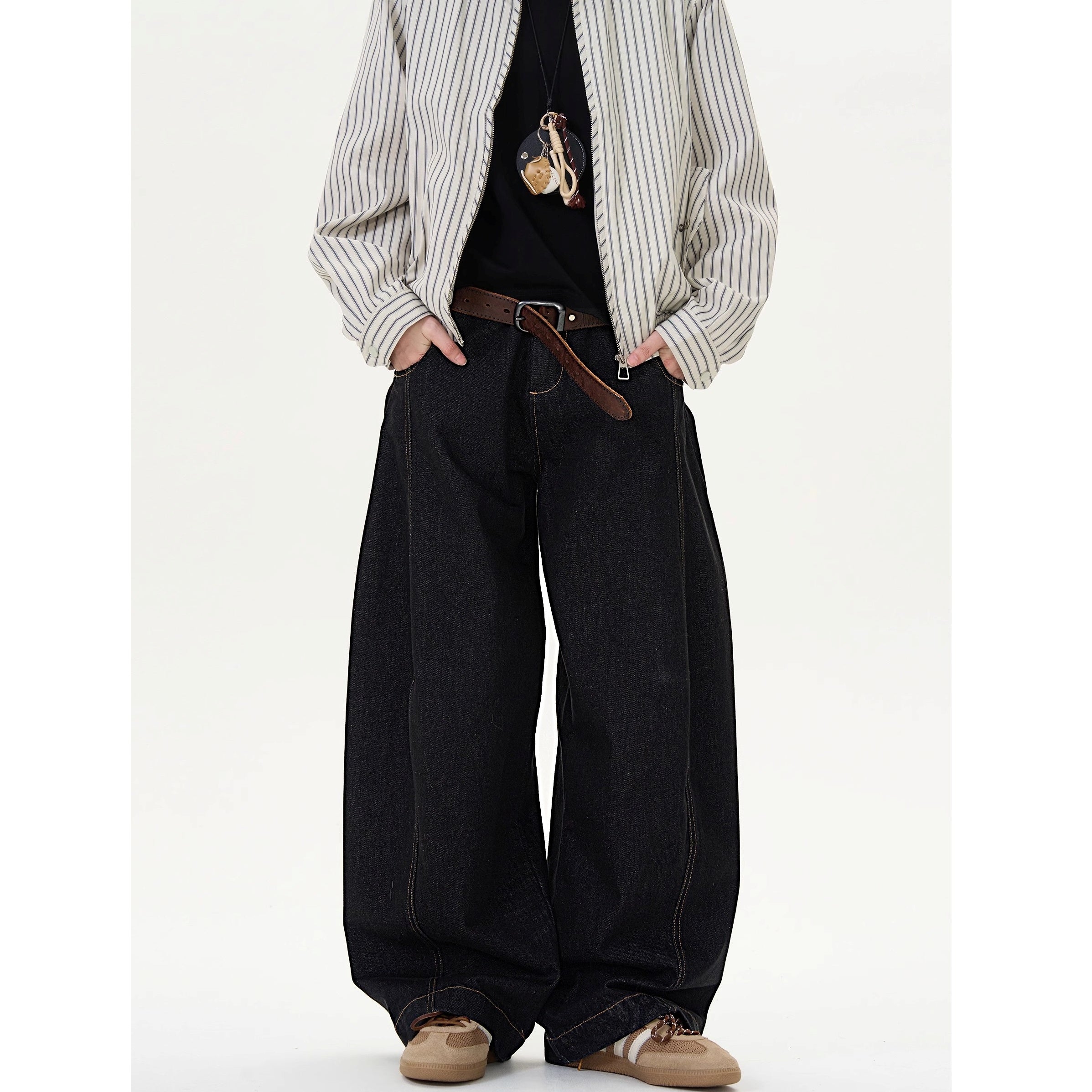 Wide-Leg Curve Jeans MD7003