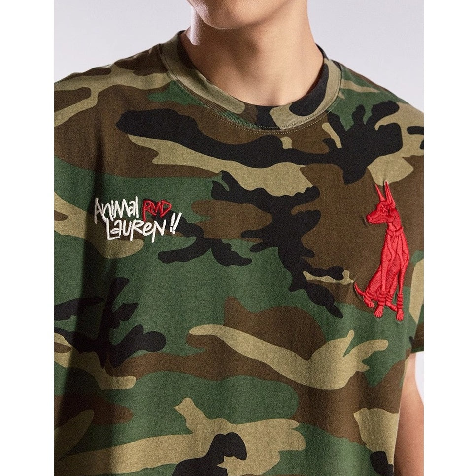 Doberman Embroidered T-shirt MB7362