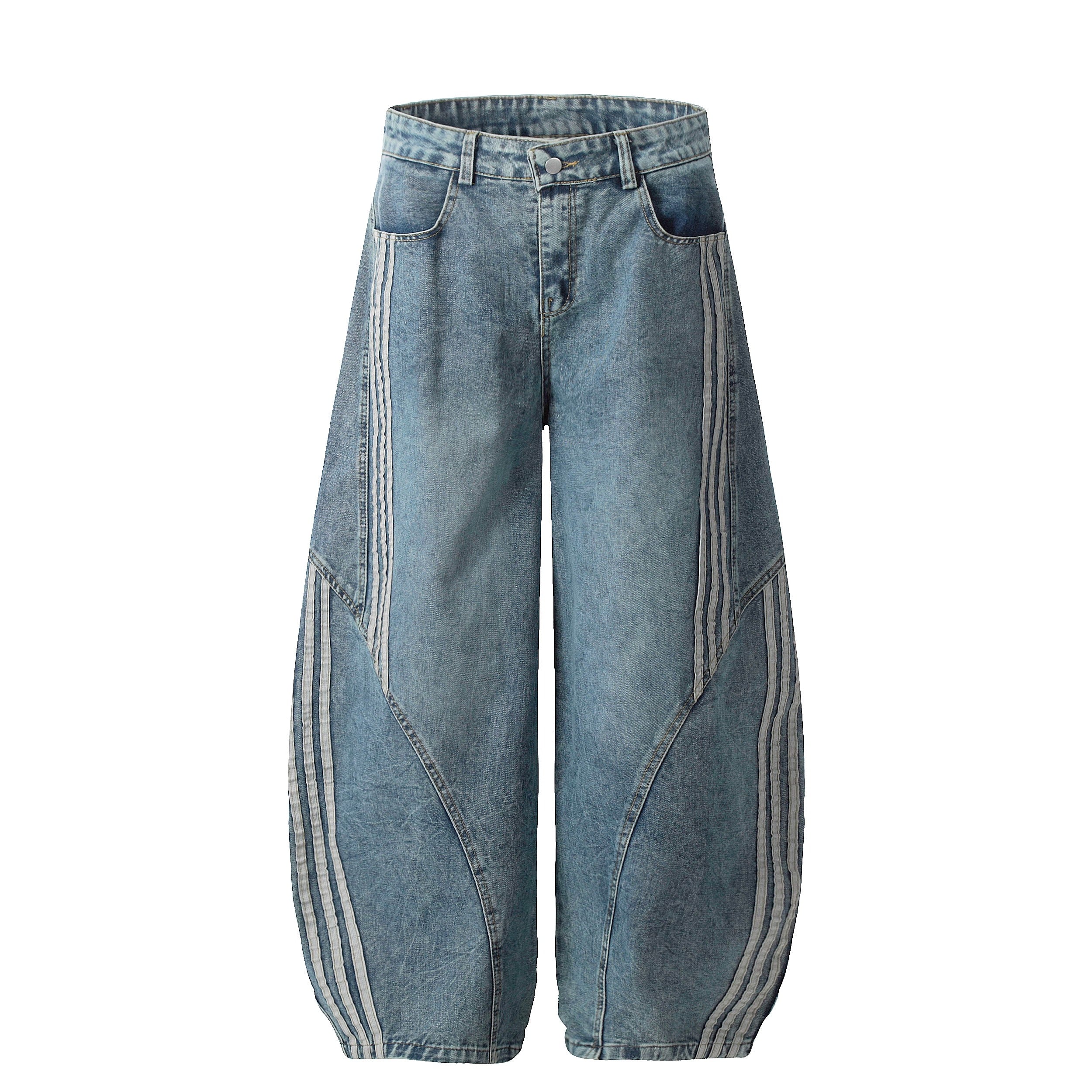 Side Striped Wide Curve Jeans EAT150