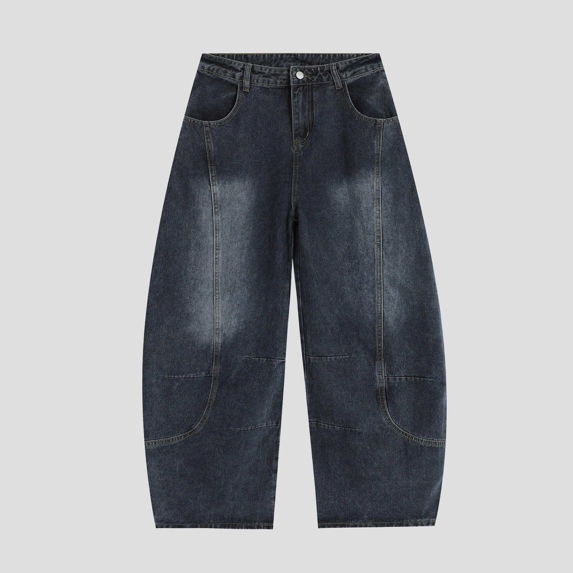 Vintage Gradient Washed Panel Curve Jeans IN7065