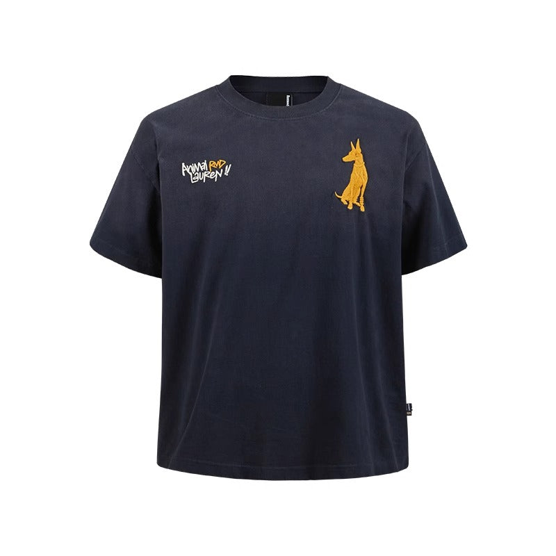 Doberman Embroidered T-shirt MB7362