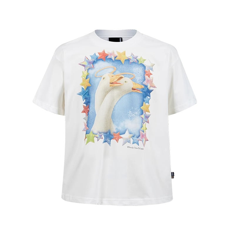 Swan Print T-shirt MB7360