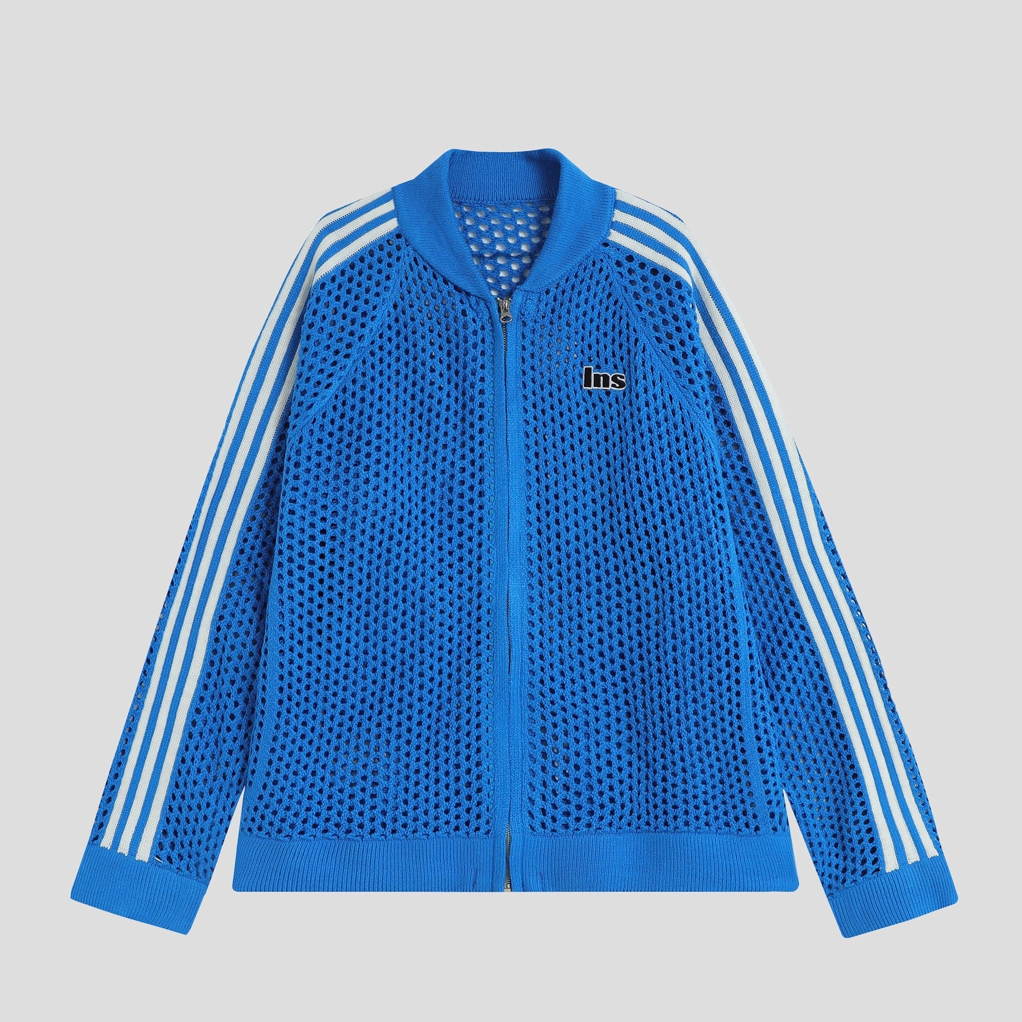 Raglan Mesh Cutout Cardigan Jacket IN7076