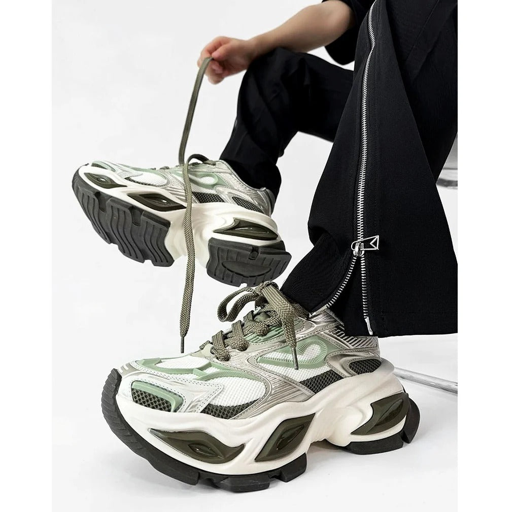 Thick-Sole Heightening Cat's Eye Sneaker MB7372
