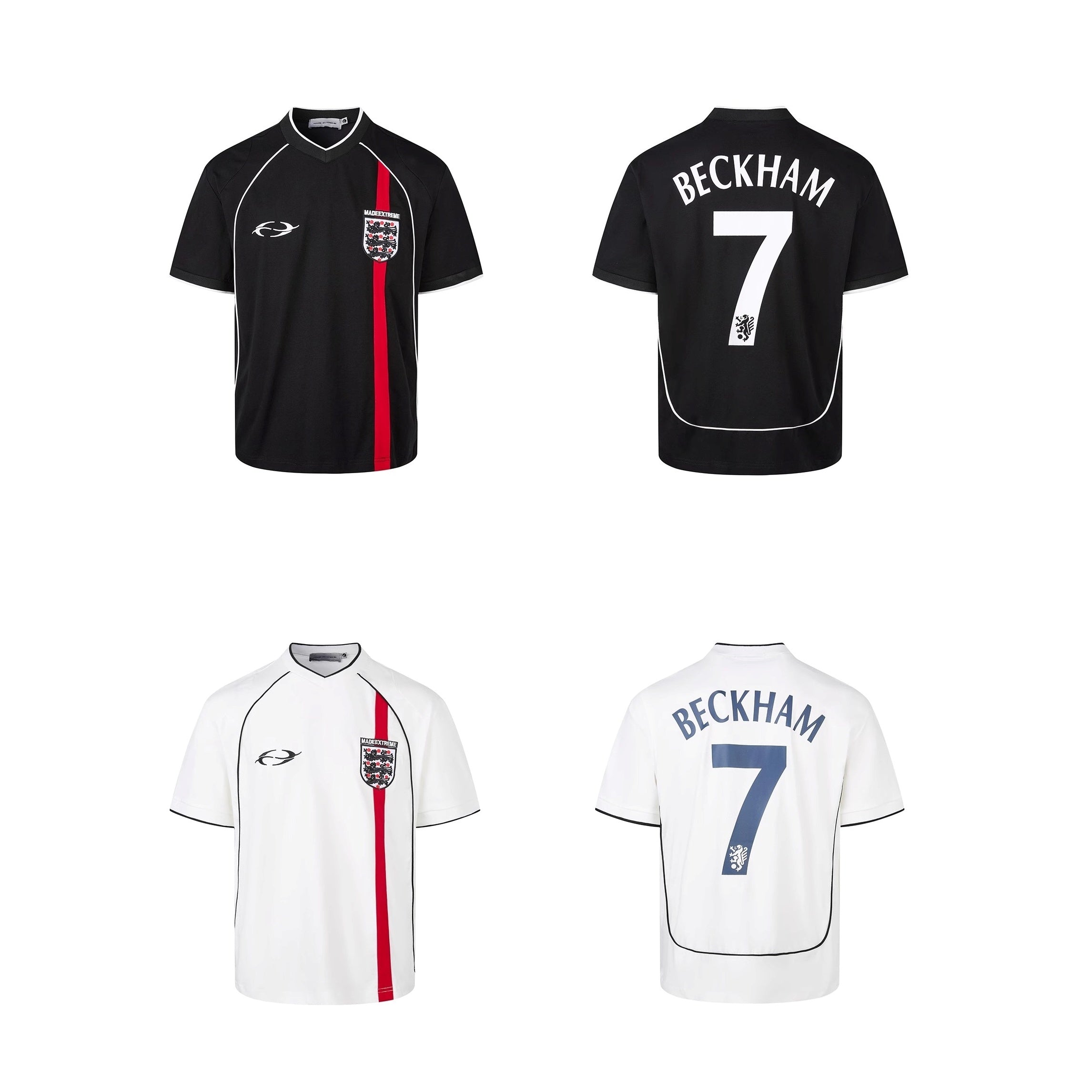 V-Neck Sporty Uniform Design T-shirt MR052