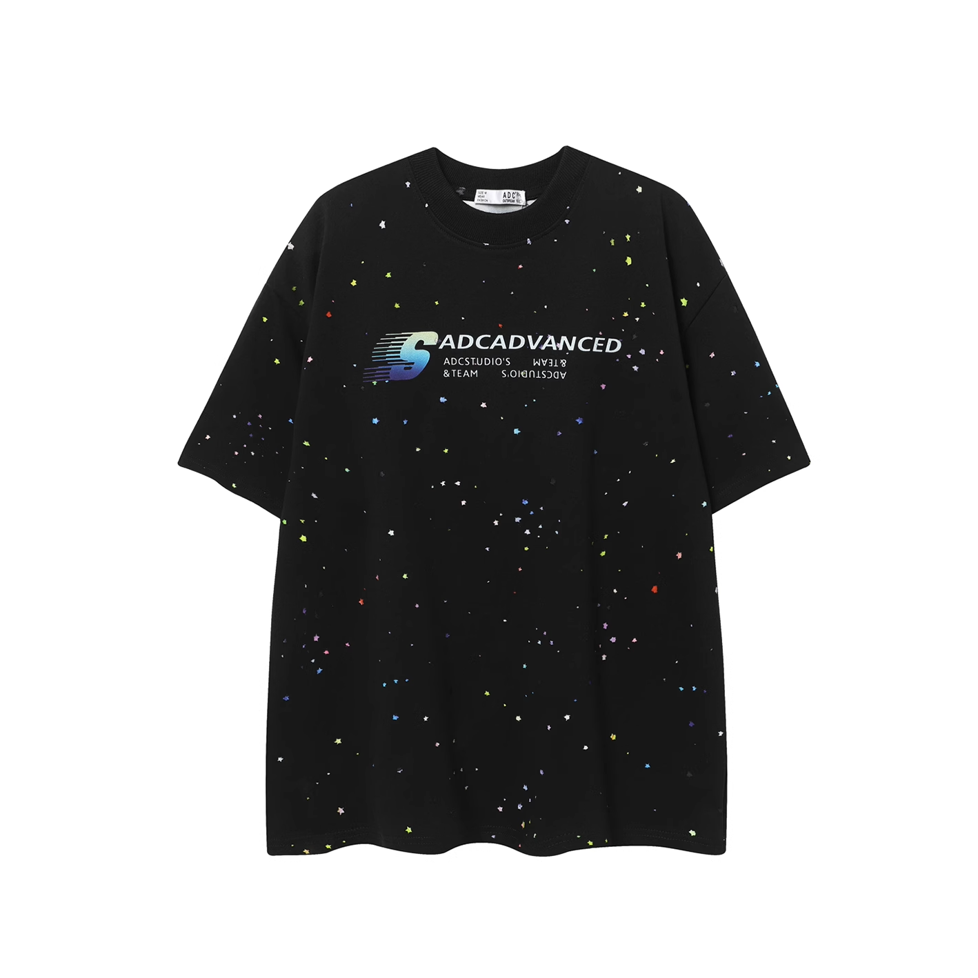 Colorful Paint Dot Print T-shirt EAT174