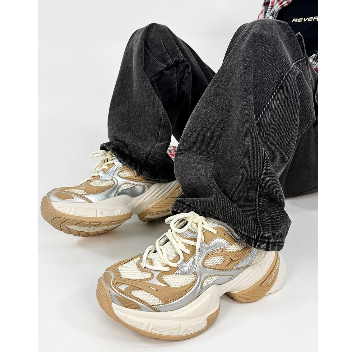 Thick-soled Heightened Scorpion Dad Sneaker MB7371