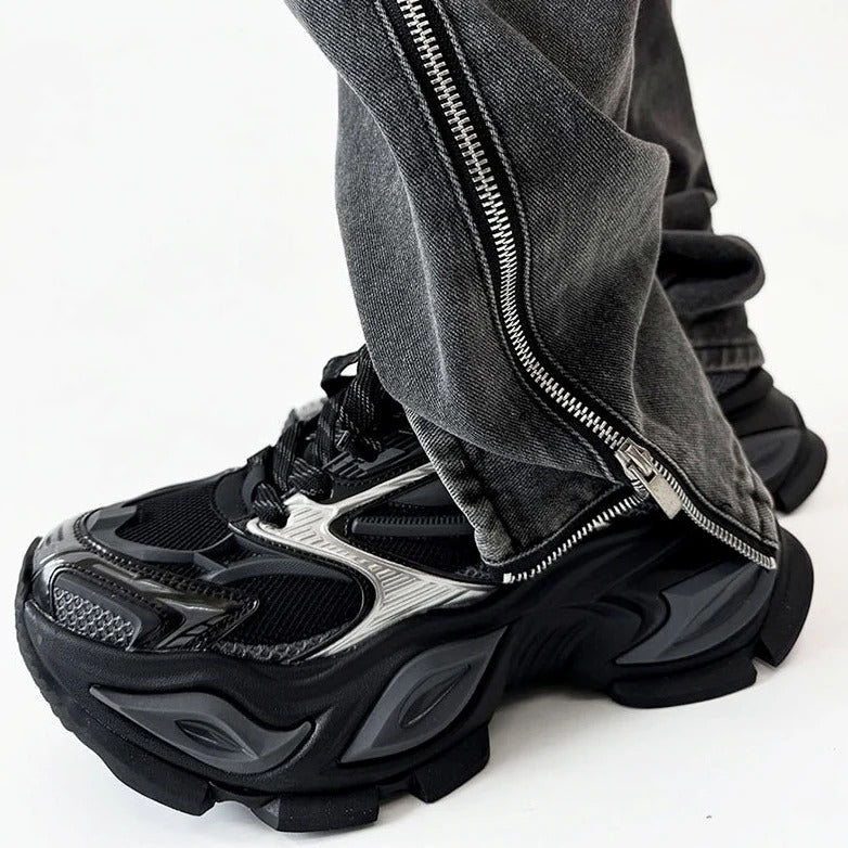 Thick-Sole Heightening Cat's Eye Sneaker MB7372