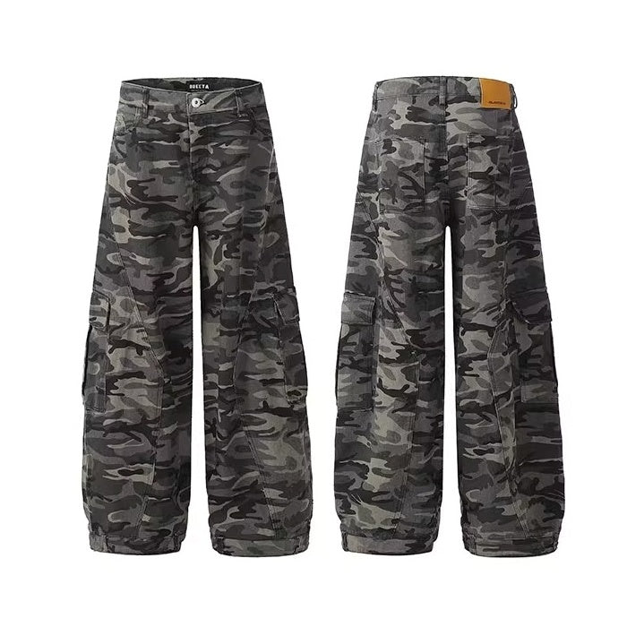 Camouflage Loose Baggy Curve Pants BL1037