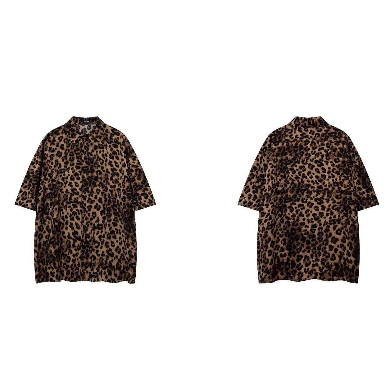 Vintage Leopard Print Shirt BS2003