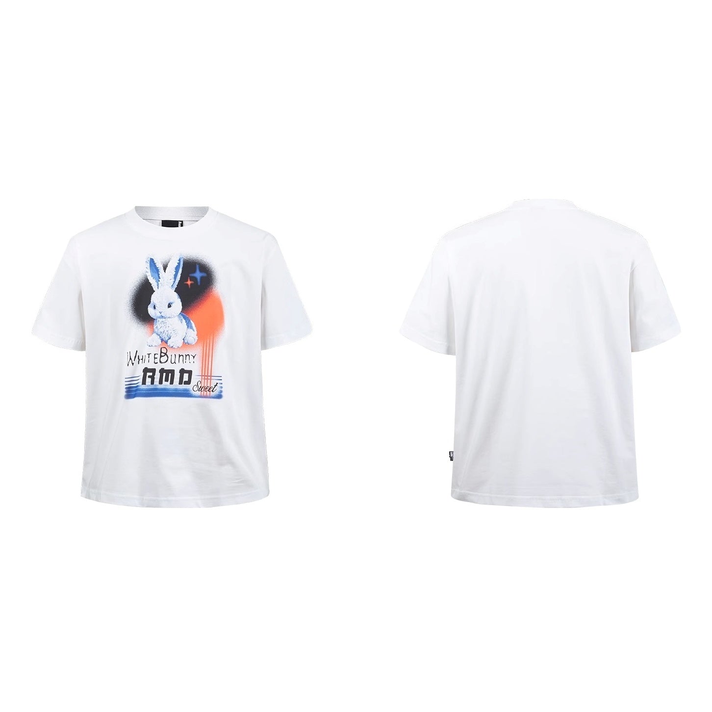 White Rabbit Print T-shirt MB7363